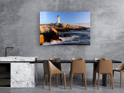 Lighthouse on The Cliff UV Direct Aluminum Print Australian Made Quality