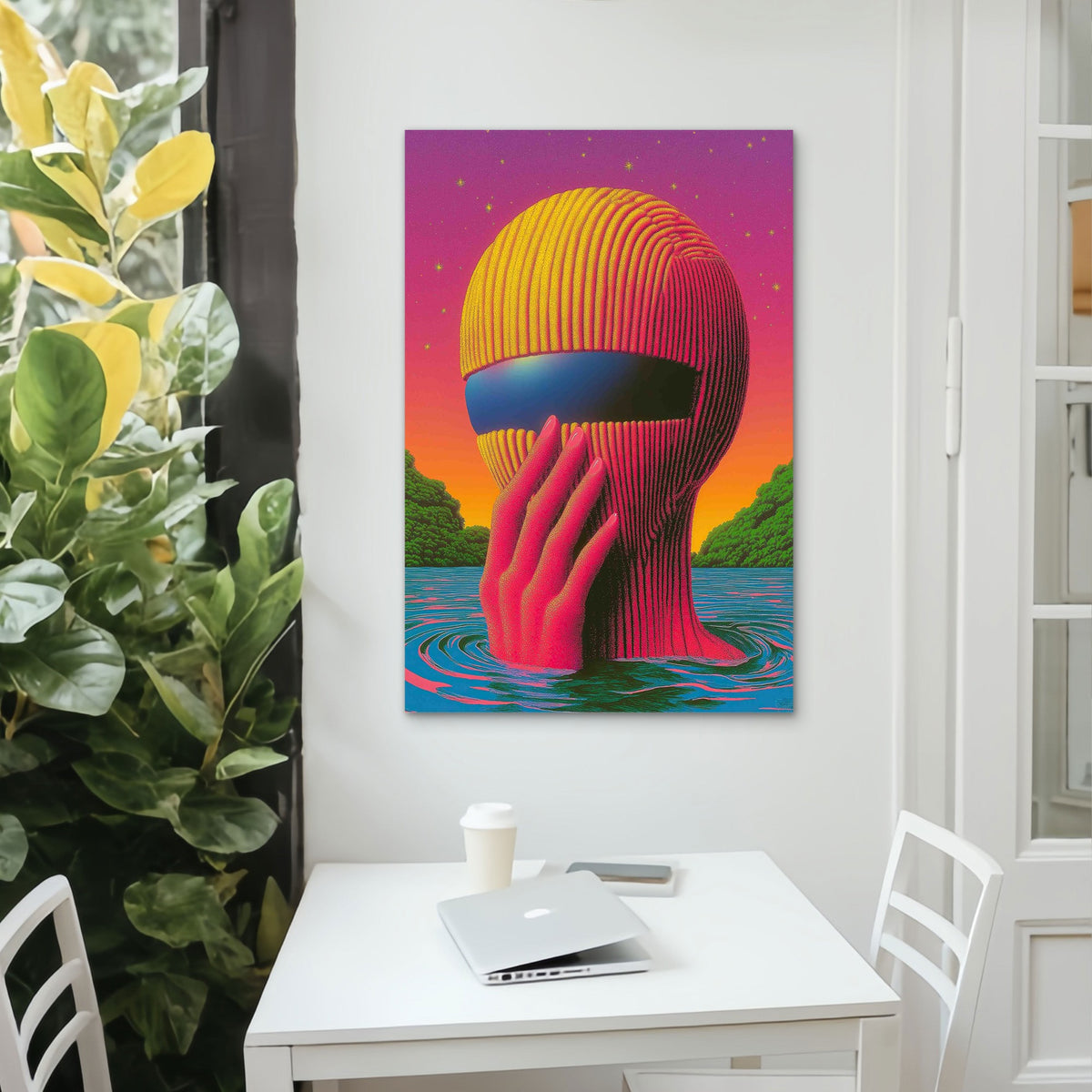 Echoes Of A Digital Dream 60x90cm Metal Print Ready to Hang