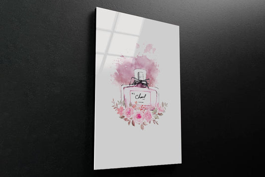 Luxury Rose Perfume 3D Design Acrylic Glass Print Tempered Glass Wall Art 100% Made in Australia Ready to Hang