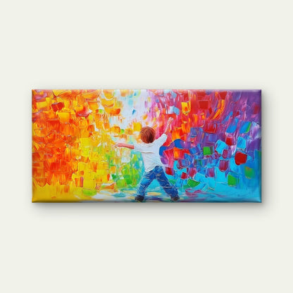Colorful Abstract Design Wall Art Canvas Office Home Room Framed 120x60cm