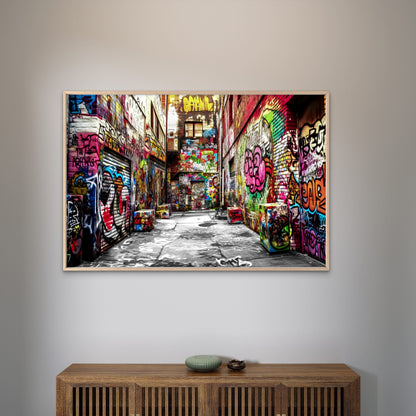 Modern Graffiti Street Painting Wall Art Decor 100% Australian Made