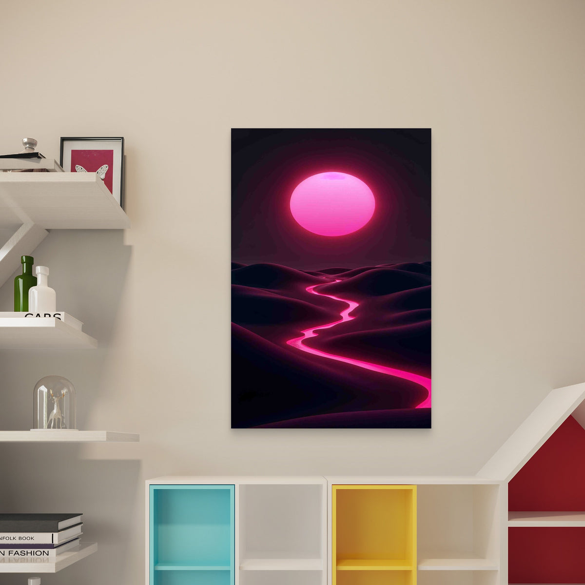 Surreal Dream Scenario Concept 60x90cm Metal Print Ready to Hang