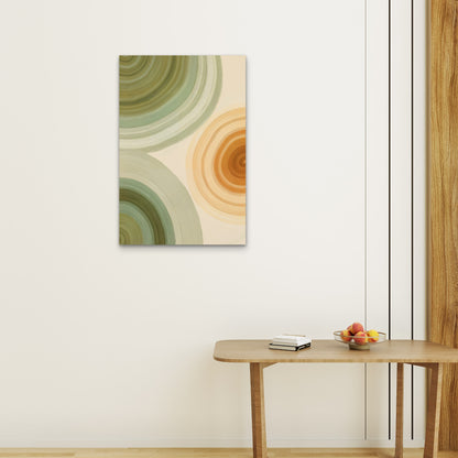 Woodland Harmony Abstract Design 60x90cm Metal Print Ready to Hang