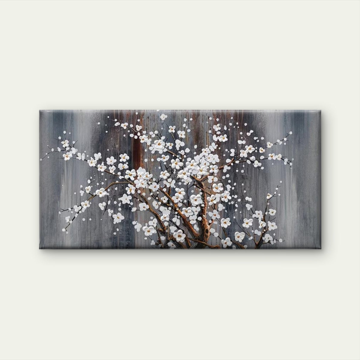 Prunus mume Flower Wall Art Canvas Office Home Room Framed 120x60cm