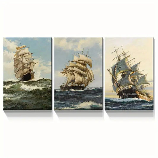 3pcs Butterfly Fantasy Girls Metal Print Ready to Hang Art