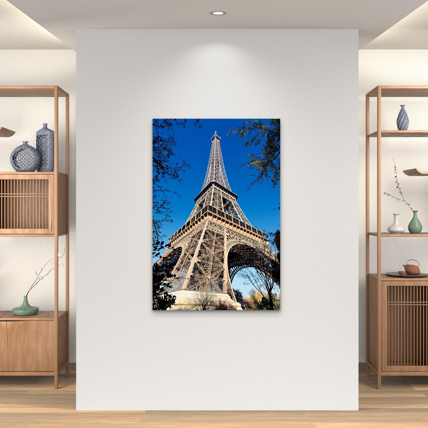 Eiffel Tower Paris Autumn 60x90cm Metal Print Ready to Hang