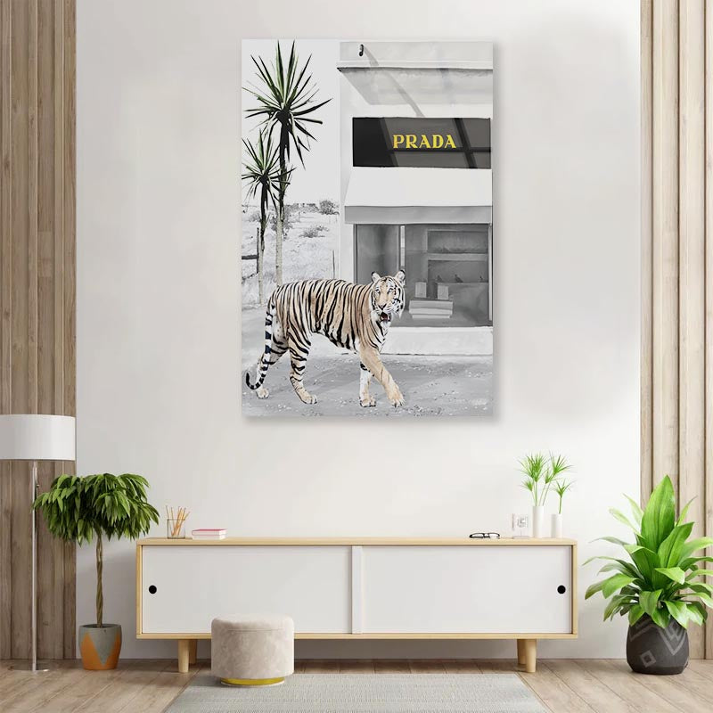 Tiger Fashion Store 3D Design Acrylic Glass Print Tempered Glass Wall Art 100% Made in Australia Ready to Hang