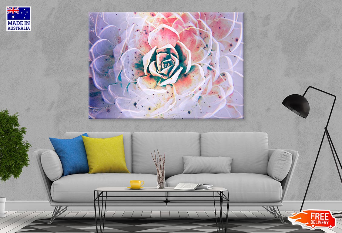 White Mexican Rose closeup Print 100% Australian Made