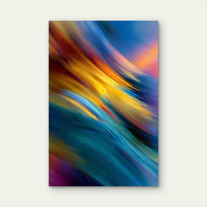 Featuring Vibrant Color Motion, Metal Print Ready to Hang