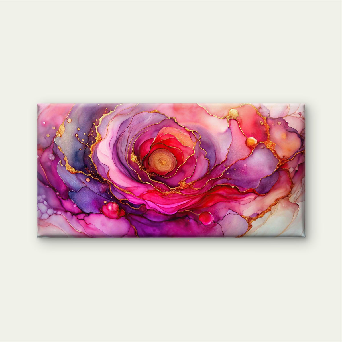 Multicolor Fisheye Design Wall Art Canvas Office Home Room Framed 120x60cm