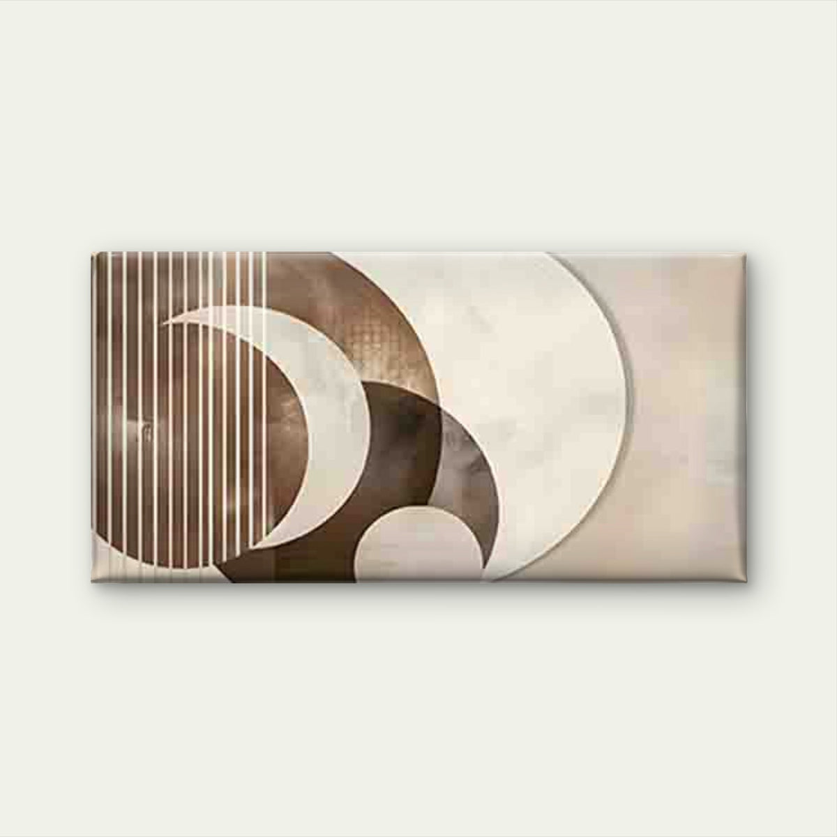 Geometric Abstract Arcs Wall Art Canvas Office Home Room Framed 120x60cm