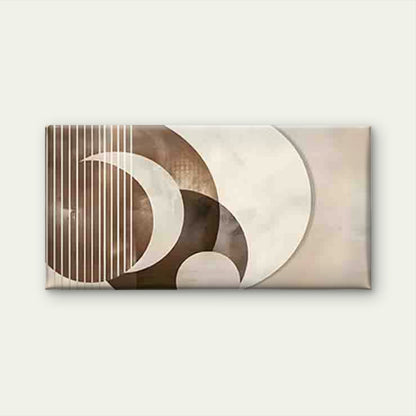 Geometric Abstract Arcs Wall Art Canvas Office Home Room Framed 120x60cm