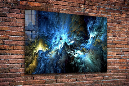 Cosmic Storm Abstract UV Direct Aluminum Print Australian Made Quality