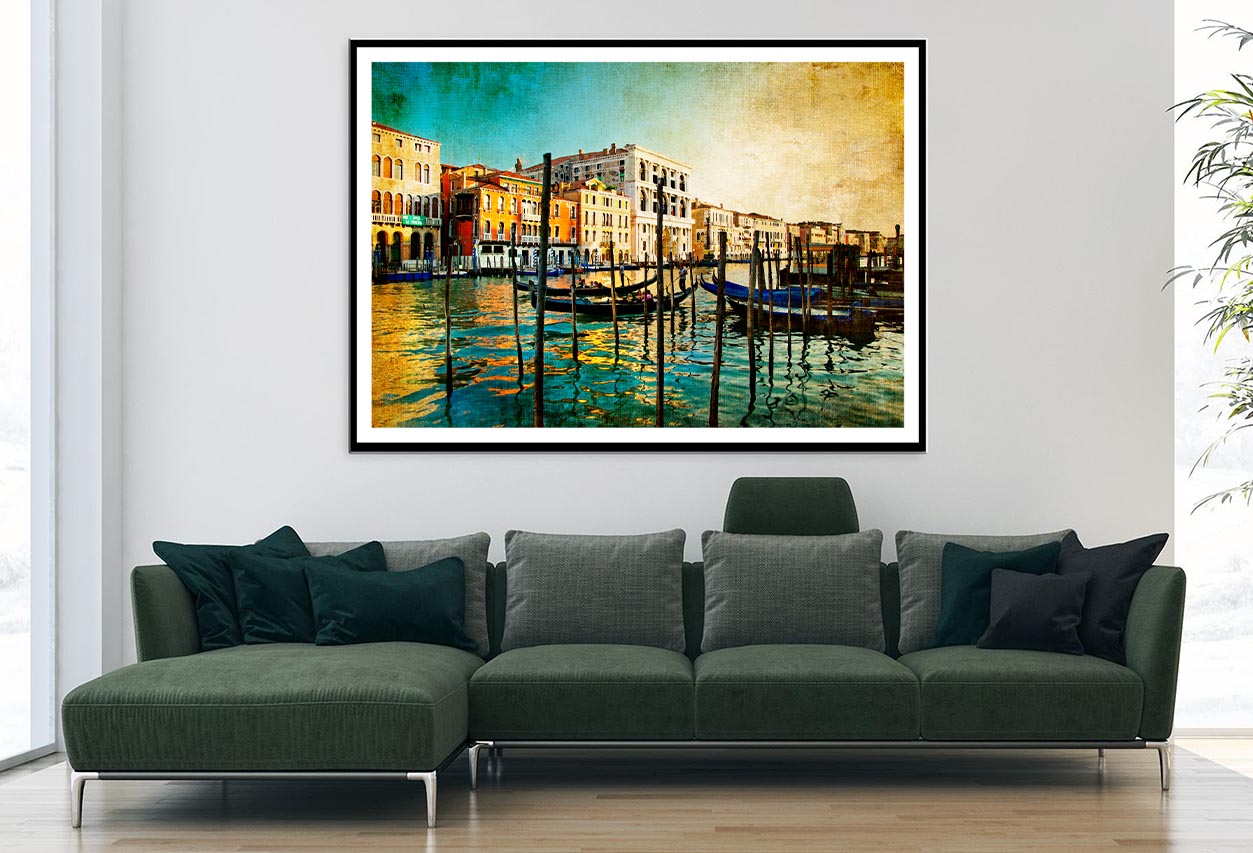 Amazing Venice - Artwork in Painting Style Home Decor Premium Quality Poster Print Choose Your Sizes