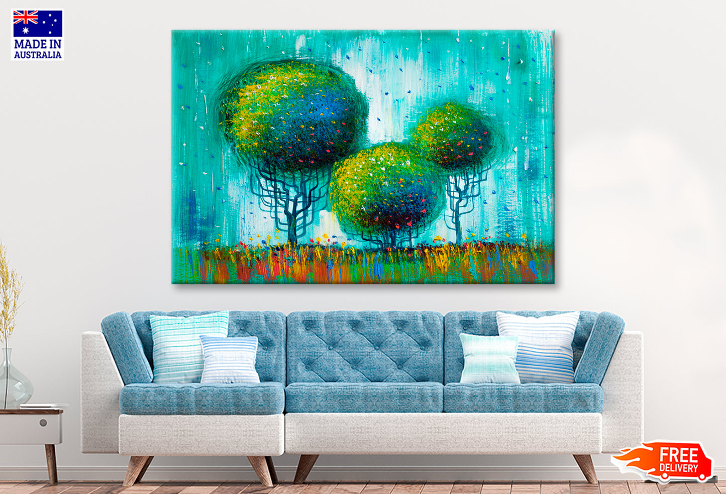 Artistic Trees Oil Painting Wall Art Limited Edition High Quality Print