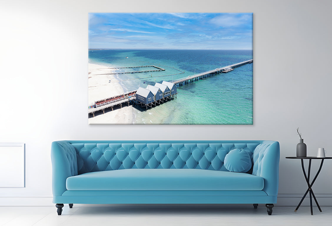 Busselton Jetty Western Australia Coastal Wall Art Decor 100% Australian Made
