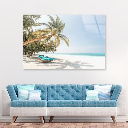 Beach Swing Acrylic Glass Print Tempered Glass Wall Art 100% Made in Australia Ready to Hang