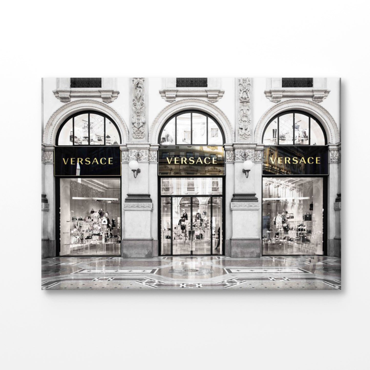 Versace Store in City Photograph Print 100% Australian Made