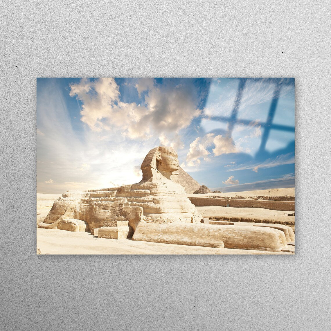 City Egypt Sky Acrylic Glass Print Tempered Glass Wall Art 100% Made in Australia Ready to Hang