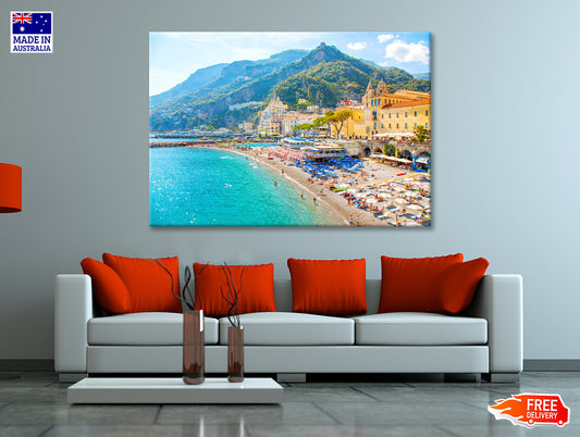 The Stunning Amalfi Coast Italy Print 100% Australian Made