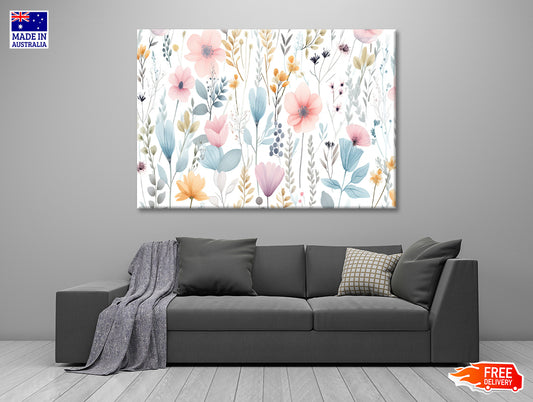 A Painting of Petals and Beautiful Flowers Print 100% Australian Made