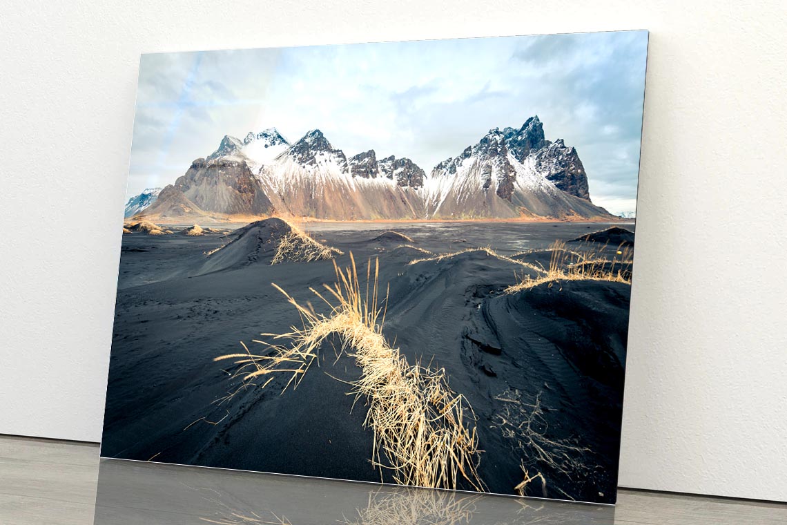 Amazing Wilderness at Stokksnes Iceland Acrylic Glass Print Tempered Glass Wall Art 100% Made in Australia Ready to Hang