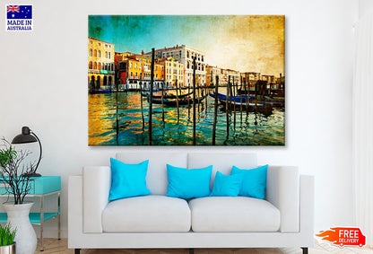 Amazing Venice - Artwork in Painting Style Wall Art Decor 100% Australian Made