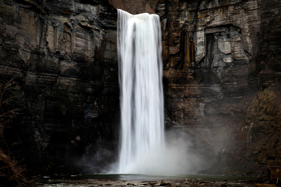 Taughannock Falls a Silky-Smooth Waterfall  Wall Art Decor 100% Australian Made