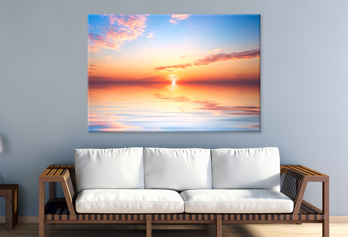 Bright Sky and Sundown, Abstract Wall Art Decor 100% Australian Made