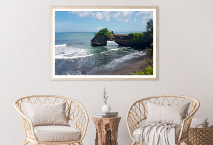 Temple with Seashore View Home Decor Premium Quality Poster Print Choose Your Sizes