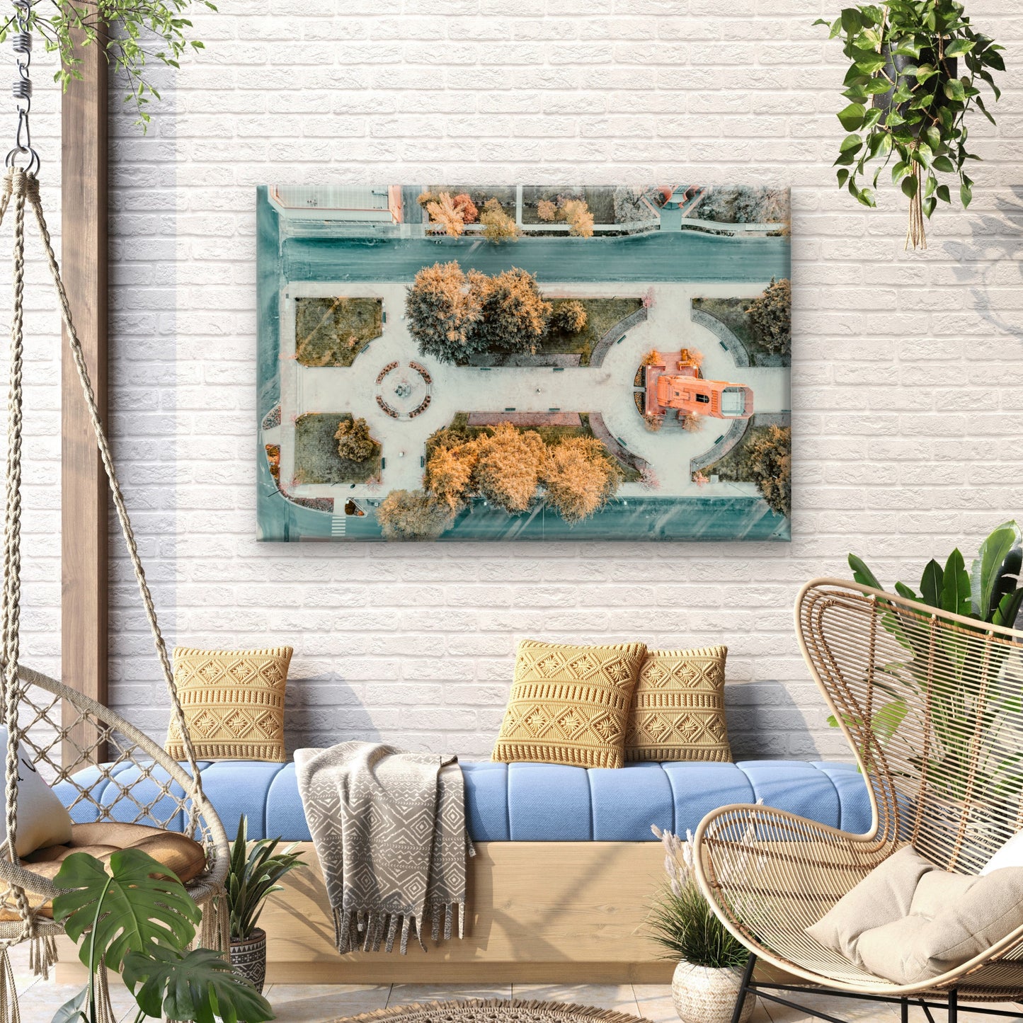 Green Lawns Memorial Park Bathurst City in Australia Wall Art Decor 100% Australian Made