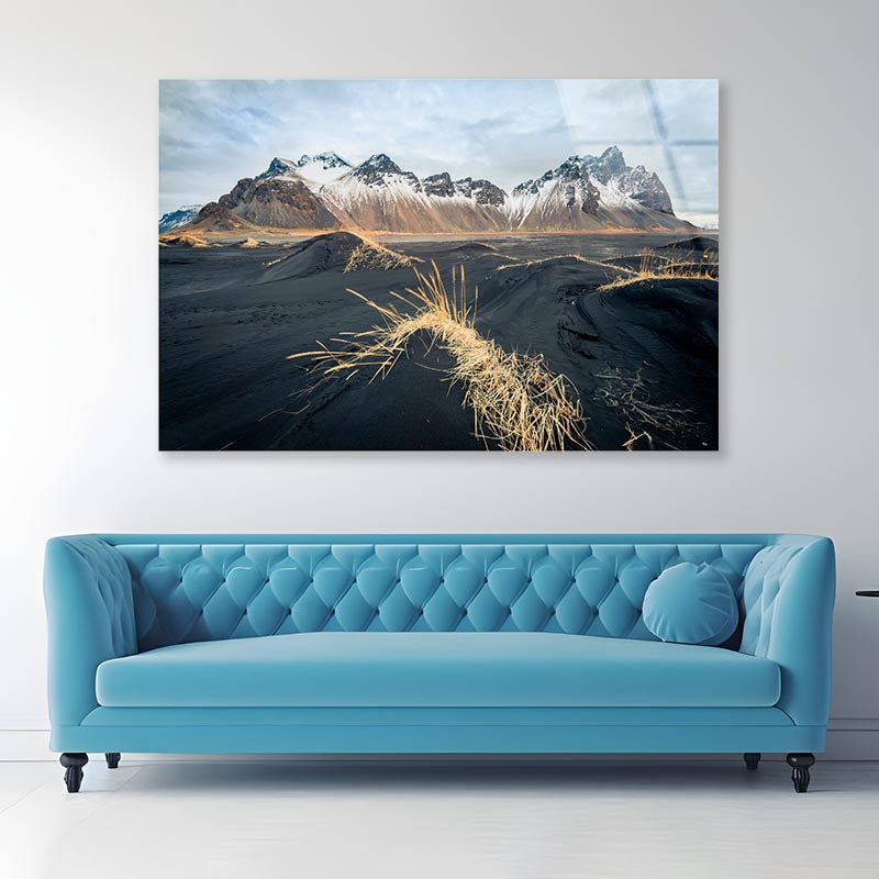 Amazing Wilderness at Stokksnes Iceland Acrylic Glass Print Tempered Glass Wall Art 100% Made in Australia Ready to Hang