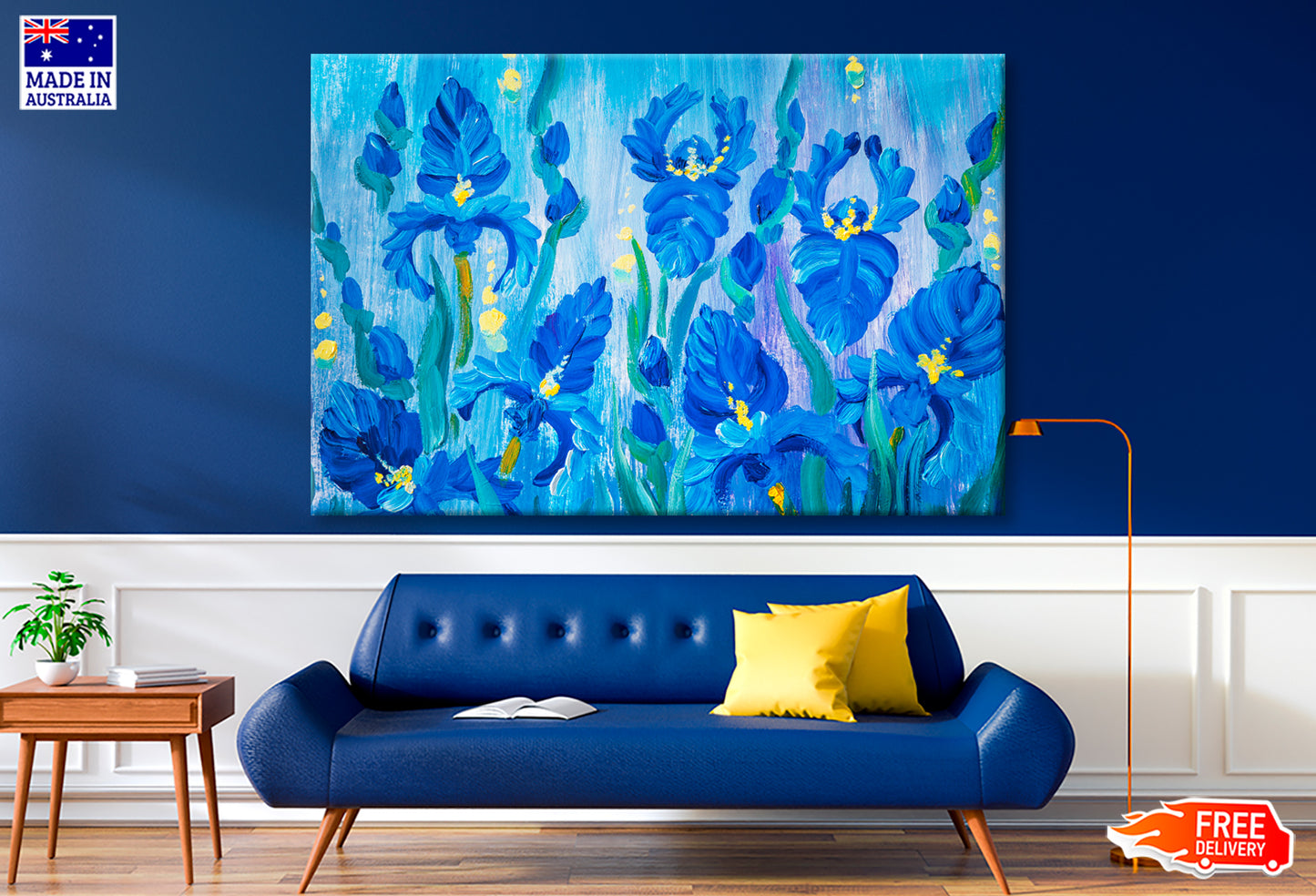 Oil Painting of Beautiful Flowers Wall Art Limited Edition High Quality Print