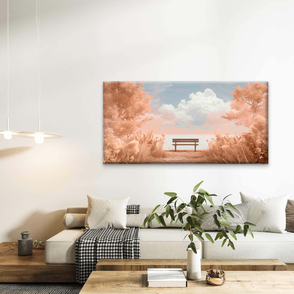 Serene Moment In A Dreamlike Wall Art Canvas Office Home Room Framed 120x60cm