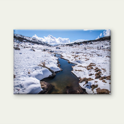 Perisher Blue, Snow Mountain, New South Wales (NSW), Australia Canvas Print Wall Art Decor 100% Australian Made