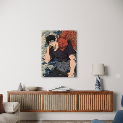Toji Vintage Metal Print Ready to Hang