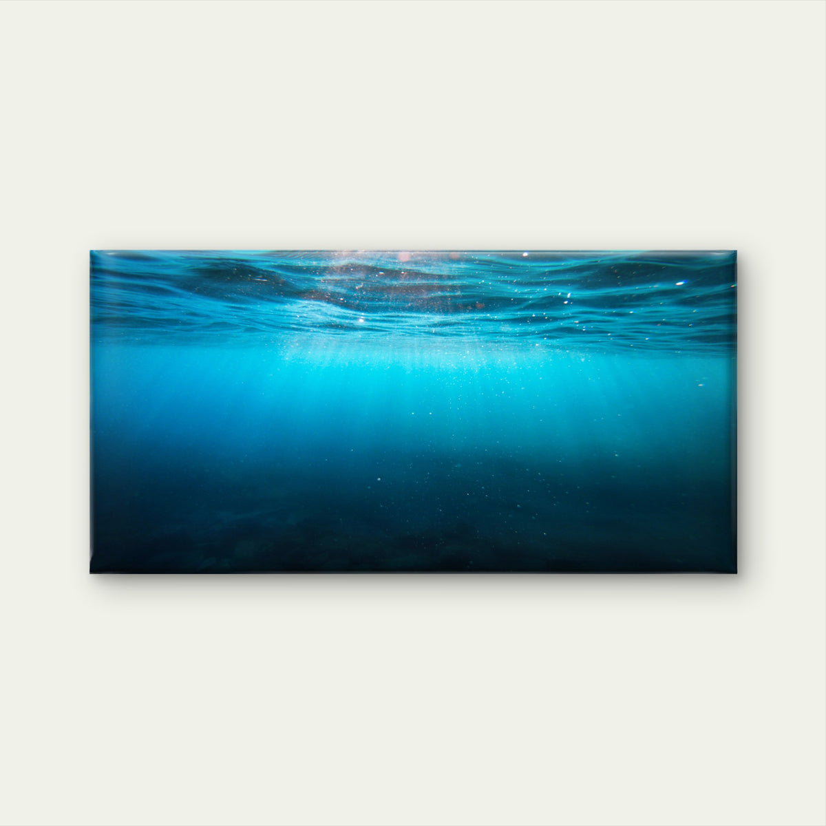 Sunlight Filters Through Water Wall Art Canvas Office Home Room Framed 120x60cm