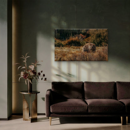 Wombat Cradle Mountain Wall Art Decor 100% Australian Made