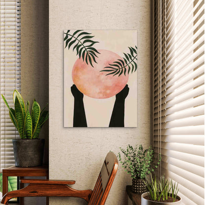 Artwork Featuring Hands 40x60cm Metal Print Ready to Hang