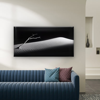 Shadows Over Silent Dunes Wall Art Canvas Office Home Room Framed 120x60cm