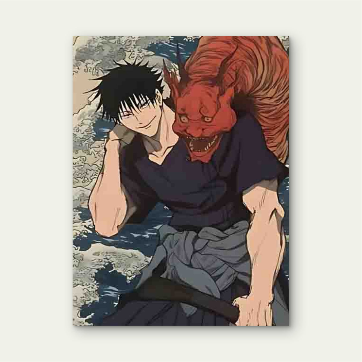 Toji Vintage Metal Print Ready to Hang