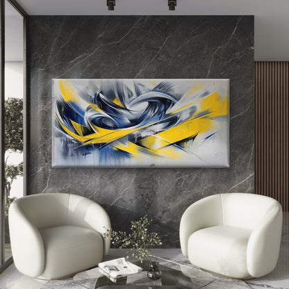Dynamic Abstract Art Wall Art Canvas Office Home Room Framed 120x60cm