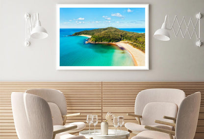 Elisabeth Beach With Forest & Sea Home Decor Premium Quality Poster Print Choose Your Sizes