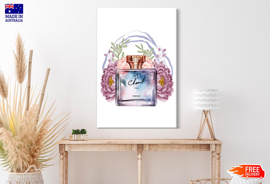 Blue Purple Perfume Wall Art Limited Edition High Quality Print