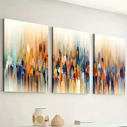 3pcs Artistic Modern Abstract Figure Colorful Wall Art Set Canvas Unframed - High Quality Print 100% Australian Made Wall Canvas