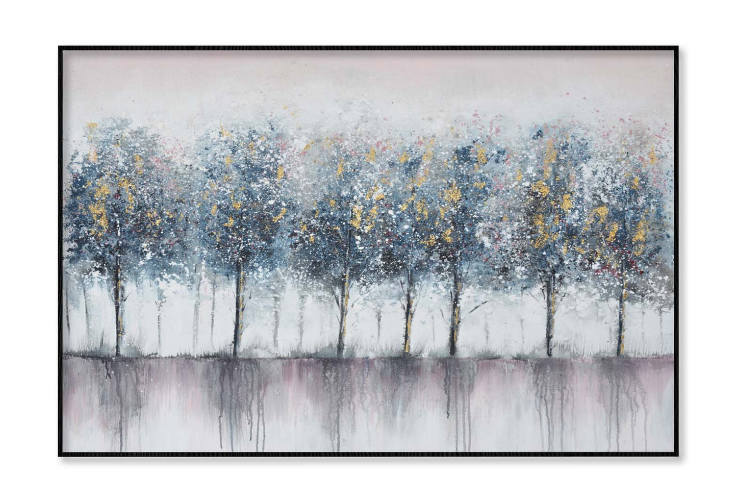 Blue-Grey, Woods Art Oil Painting Wall Art Limited Edition High Quality Print