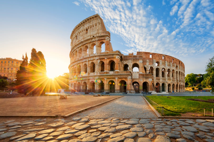 View Of Colosseum in Rome Home Decor Premium Quality Poster Print Choose Your Sizes