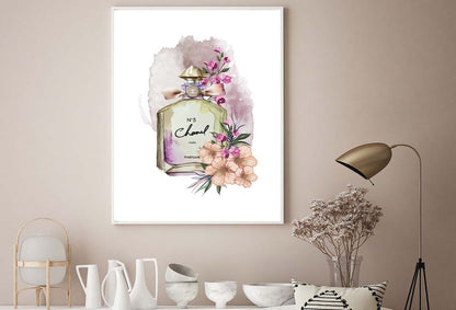 Green Peach Colored Fashion Bottle Design Home Decor Premium Quality Poster Print Choose Your Sizes