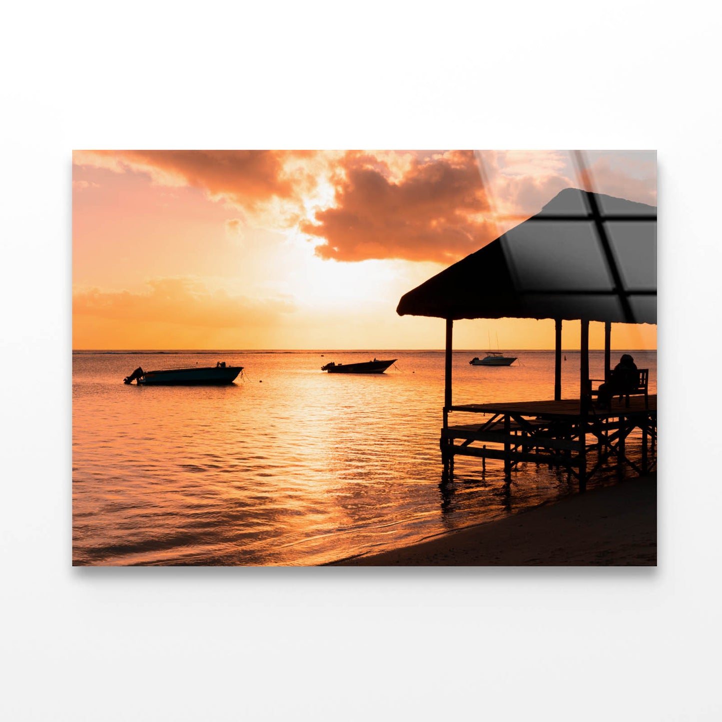 Remote Paradise Beach Acrylic Glass Print Tempered Glass Wall Art 100% Made in Australia Ready to Hang