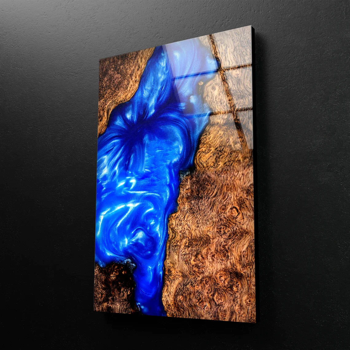 Resin Blue Acrylic UV Direct Aluminum Print Australian Made Quality